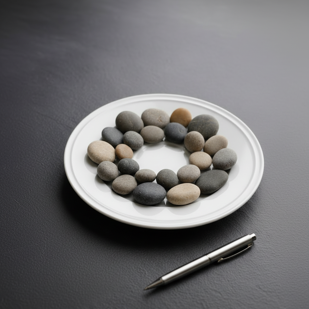 Fjern fargeprøvene nederst til venstre i bildet